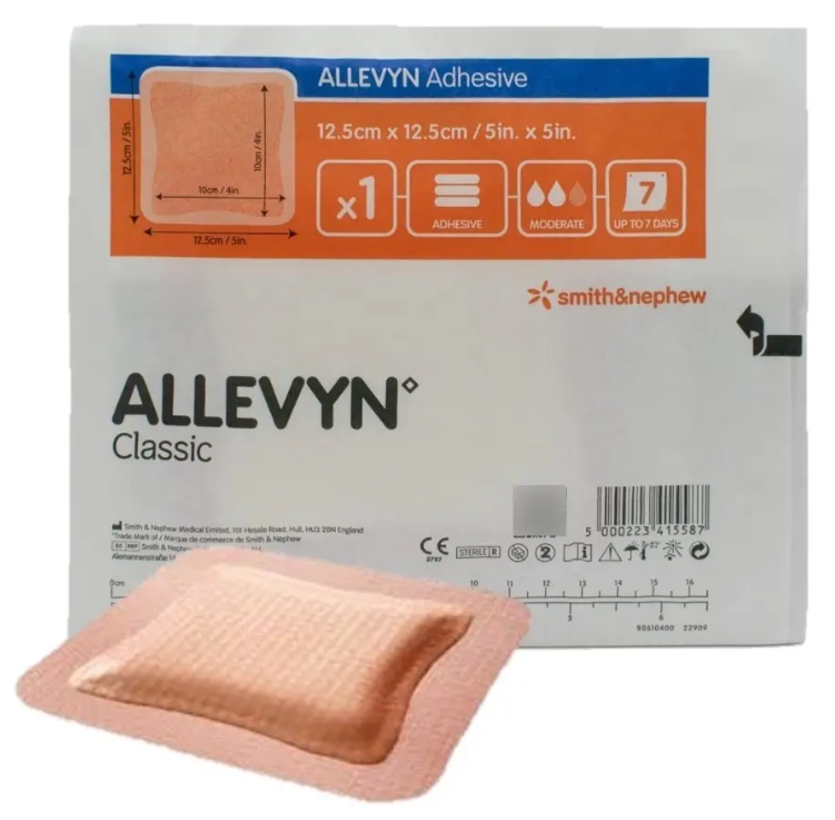 APOSITO ALLEVYN ADHESIVE 12.5X12.5CM (PZA)